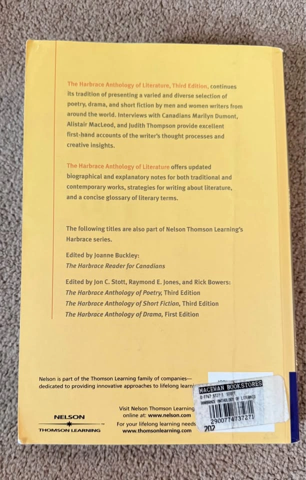 The Harbrace Anthology of Literature Third Edition - photo 3