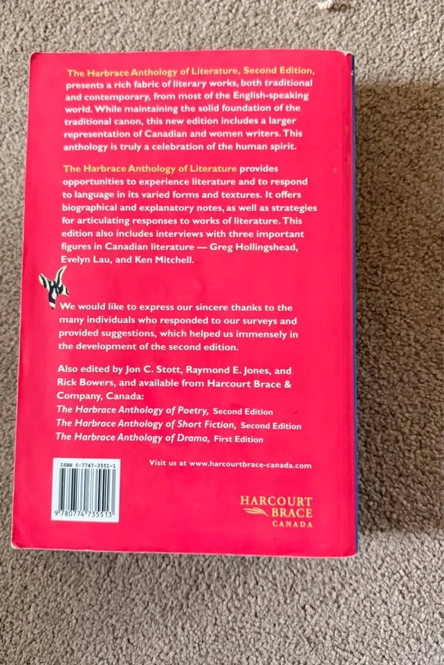 The Harbrace Anthology of Literature, Second Edition - photo 3