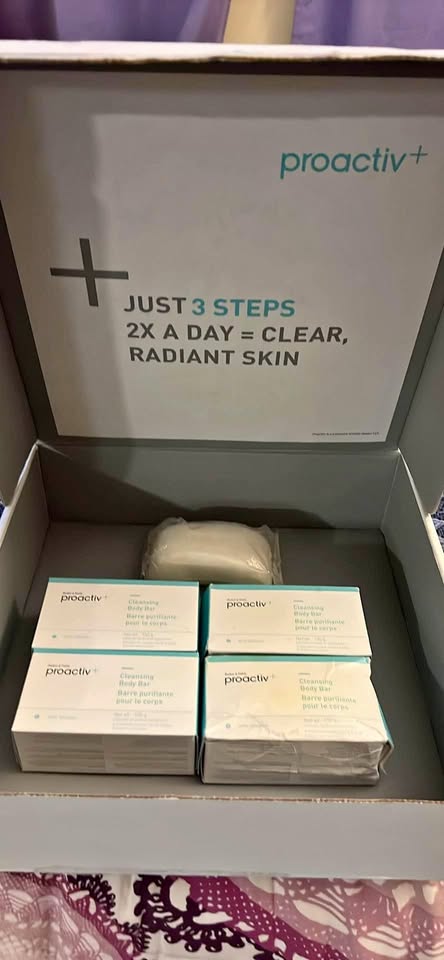 5 Unopened sealed proactive + soap bars