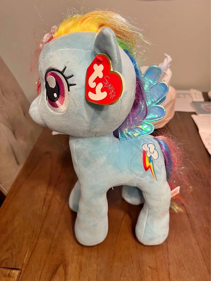 Ty Beanie Babies XL 16” My Little Pony Rainbow Dash Plush