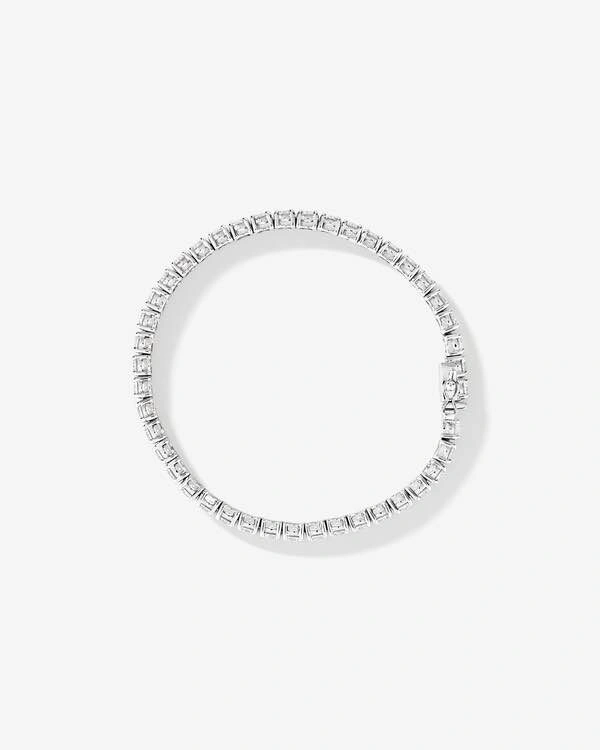 Sterling Silver Tennis Bracelet with Cubic Zirconia - photo 5