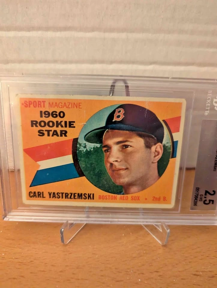 1960 Topps Carl Yastrzemski Rookie Card #148 BGS 2.5