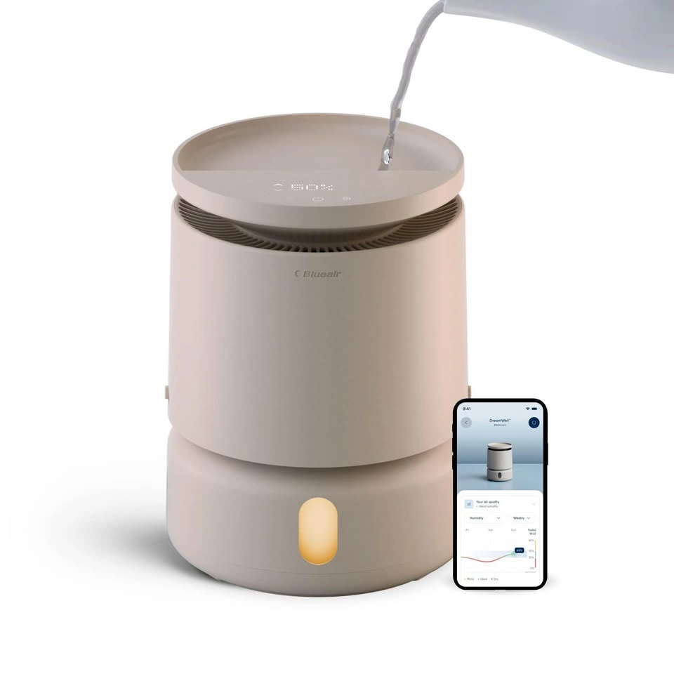 NEW Blueair Smart Humidifier - 48Hr, Mist-Free, Top Fill (Beige)