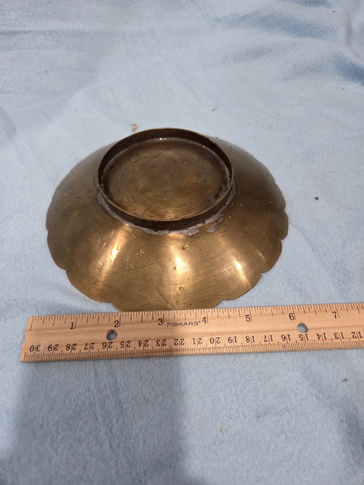 Vintage China Brassware Scalloped Edge - photo 2