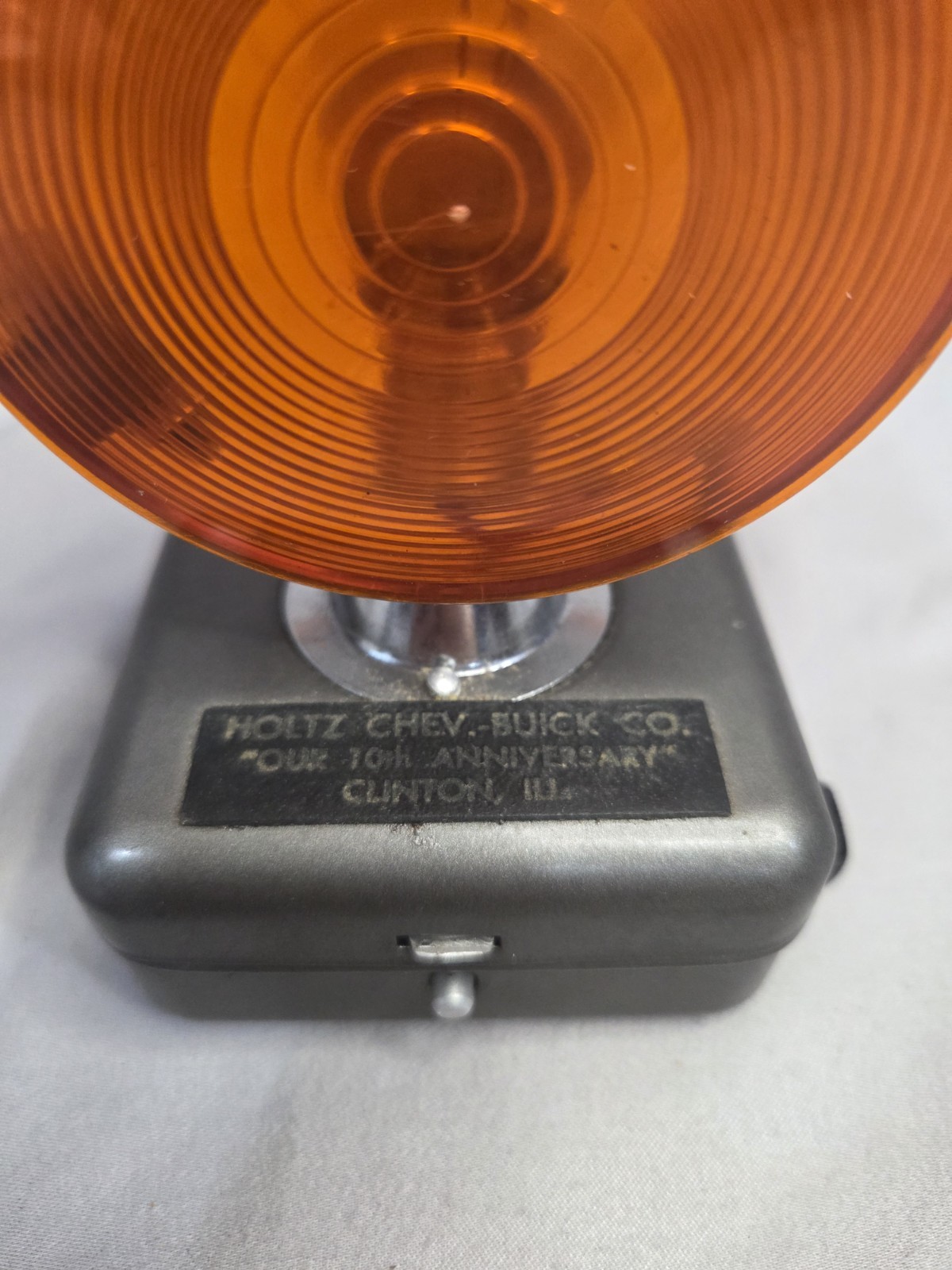 Vintage "Ash Flash" Emergency Flashing Light Works Good! - photo 3