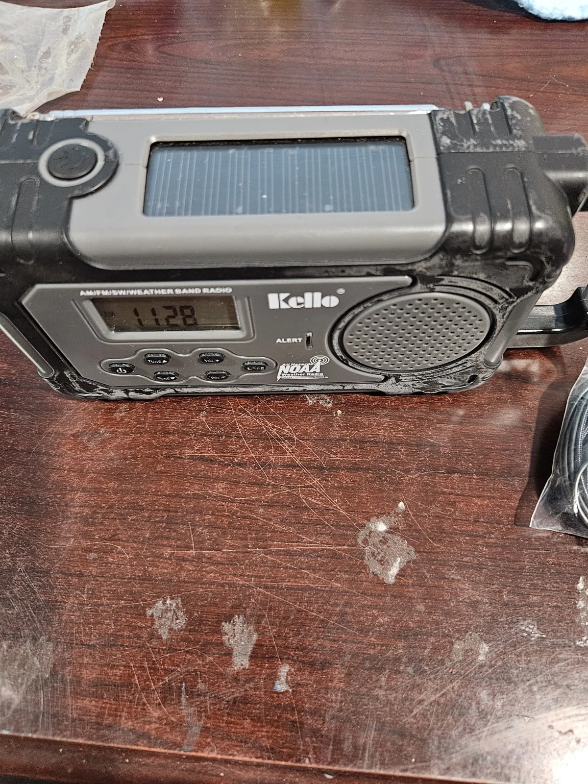 Kello NOAA All Hazards Weather Radio - Solar/Crank Powered - photo 3