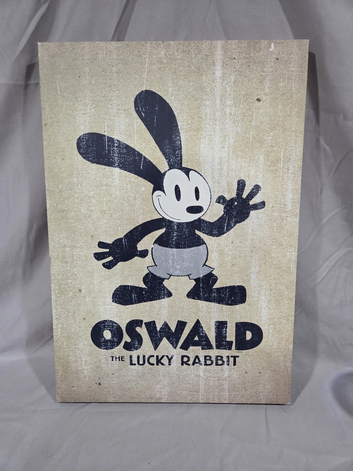Oswald The Lucky Rabbit Vintage Disney Canvas