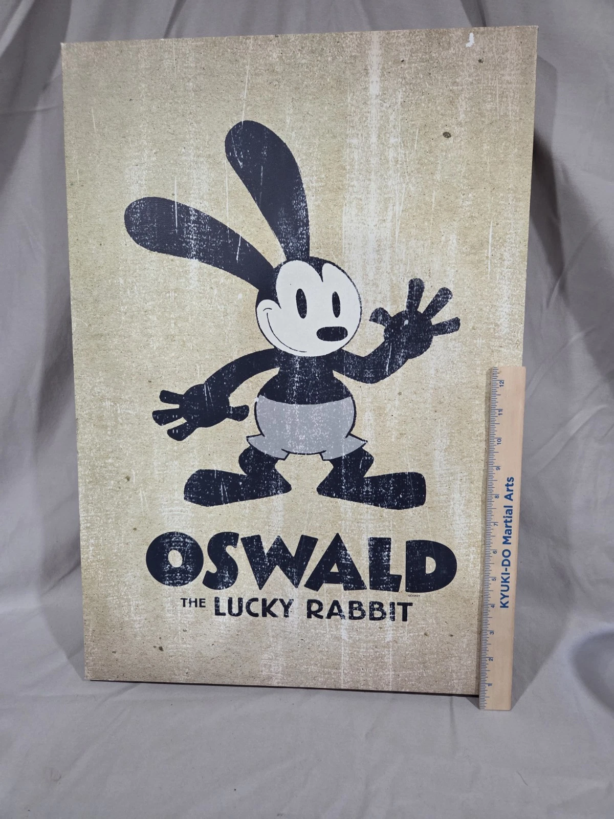 Oswald The Lucky Rabbit Vintage Disney Canvas - photo 3