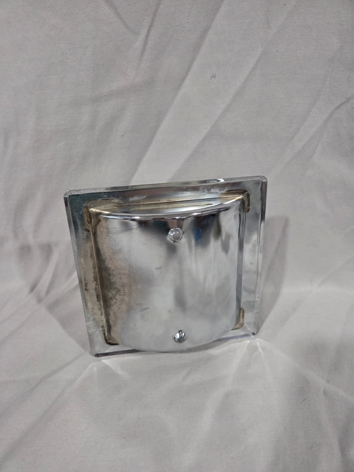 MCM Recessed Chrome Soap Dish Holder Vintage - photo 2