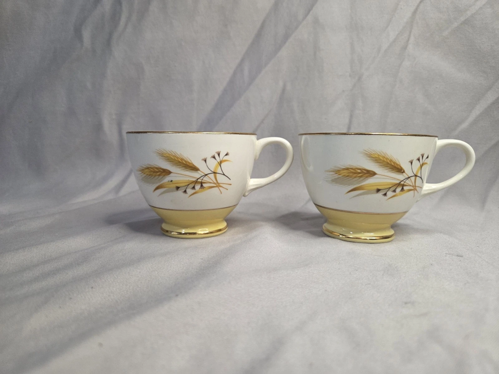 Set of Two Vintage Century "Autumn Gold" MCM Cups