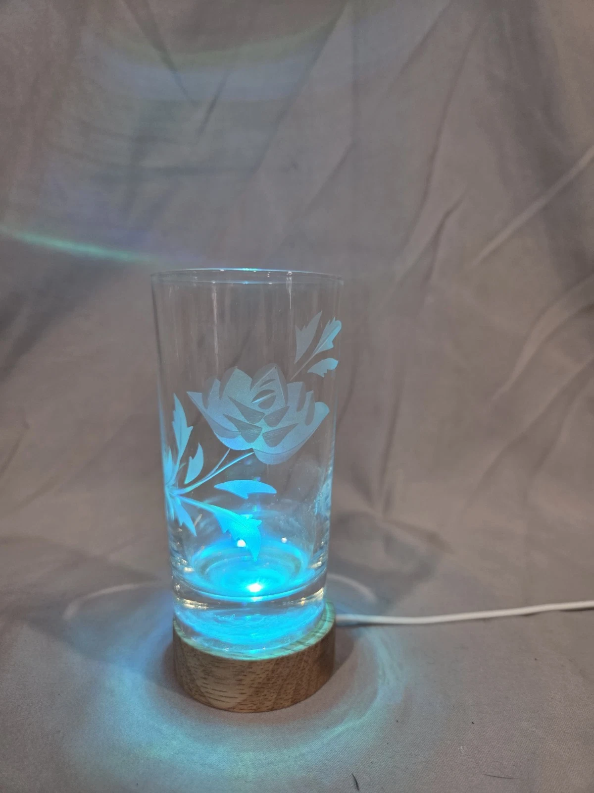 Vintage Rose Etched Glasses (Set Of 4) - photo 3