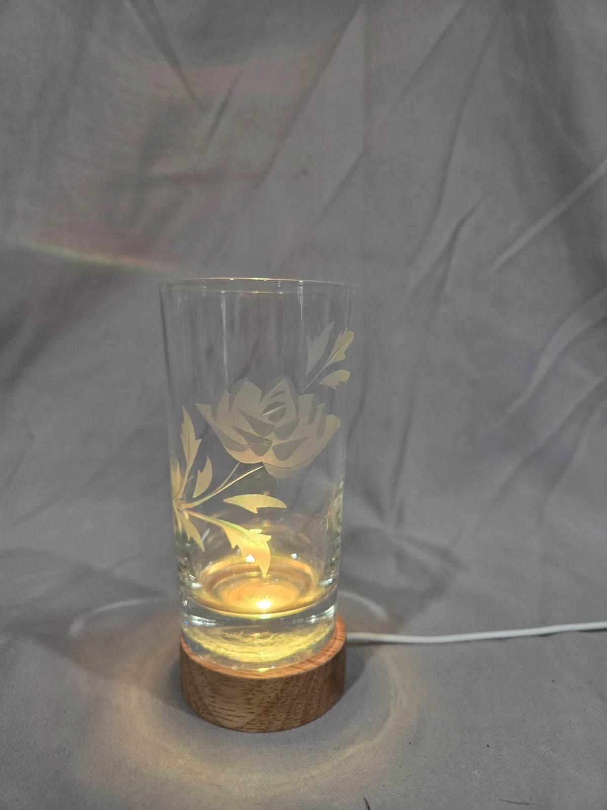 Vintage Rose Etched Glasses (Set Of 4) - photo 4