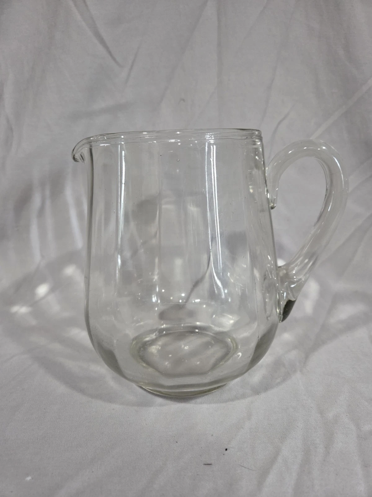 Glass Pitcher 7 1/2" Tall