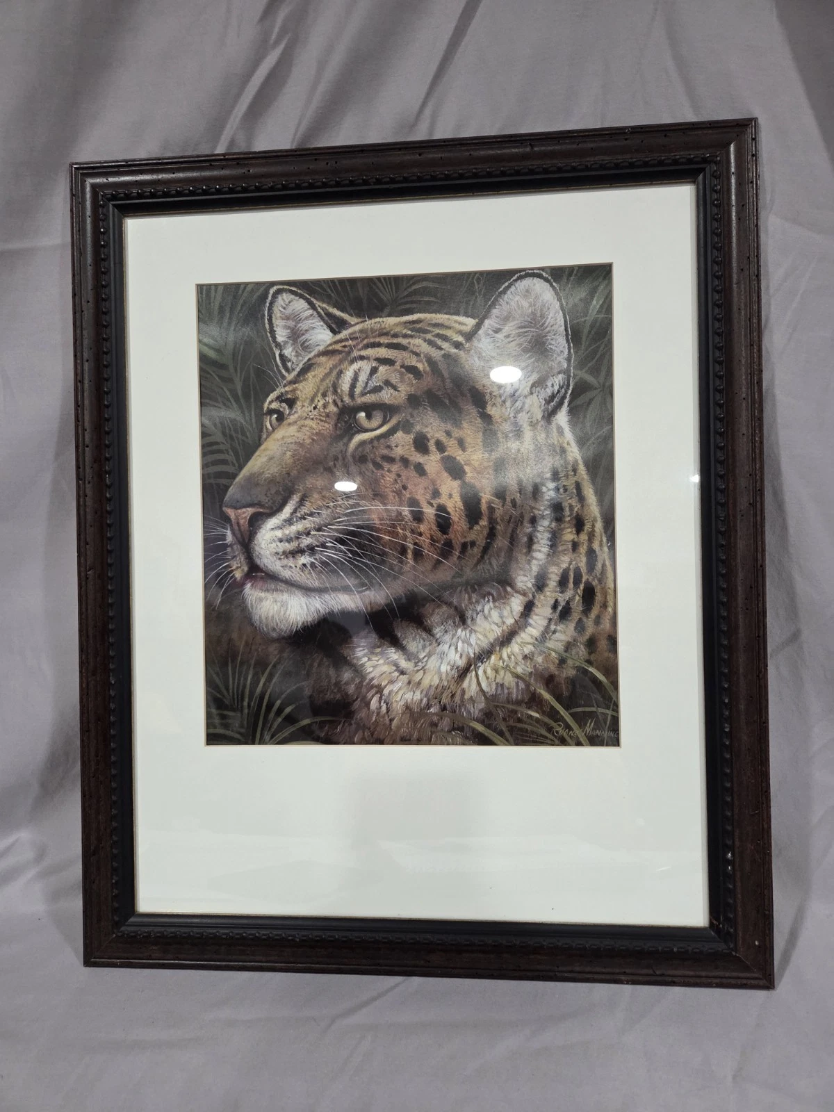 Spotted Beauty By Ruane Manning Framed Painting