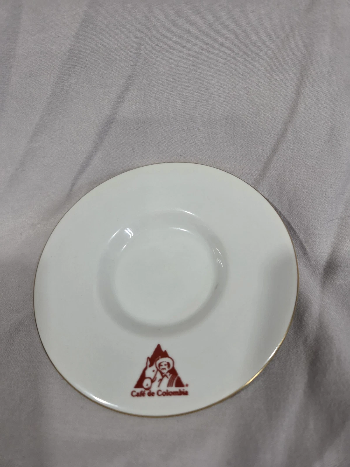 Vintage Café De Columbia Espresso Cups & Saucers (Set of 2) - photo 3