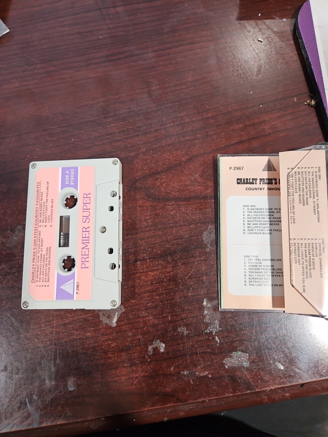 Charley Pride's Greatest 20 Country Favourites Cassette - photo 3