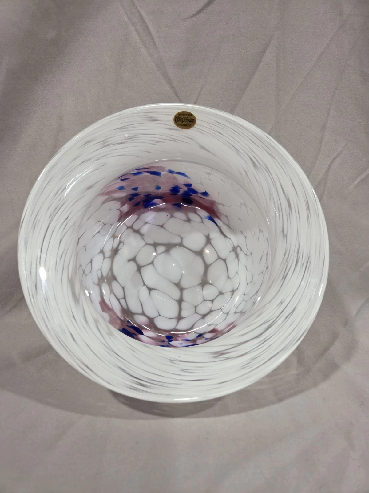 Vintage Hand-blown Bowl - Håveruds Glashytta - photo 3