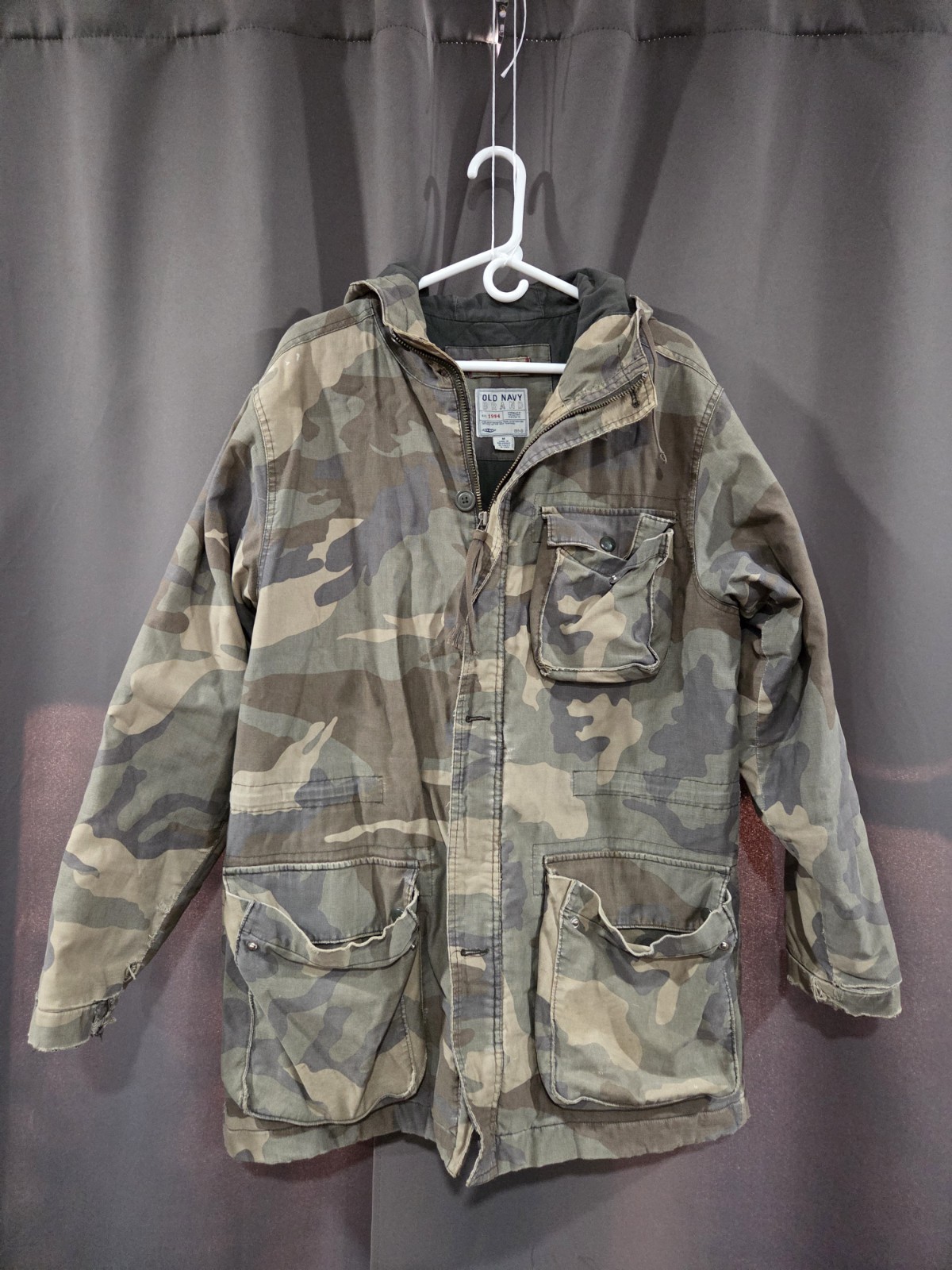 Vintage Well Worn Camo Old Navy Outwear Size M