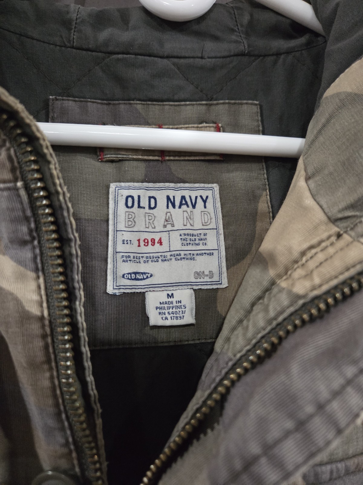 Vintage Well Worn Camo Old Navy Outwear Size M - photo 2