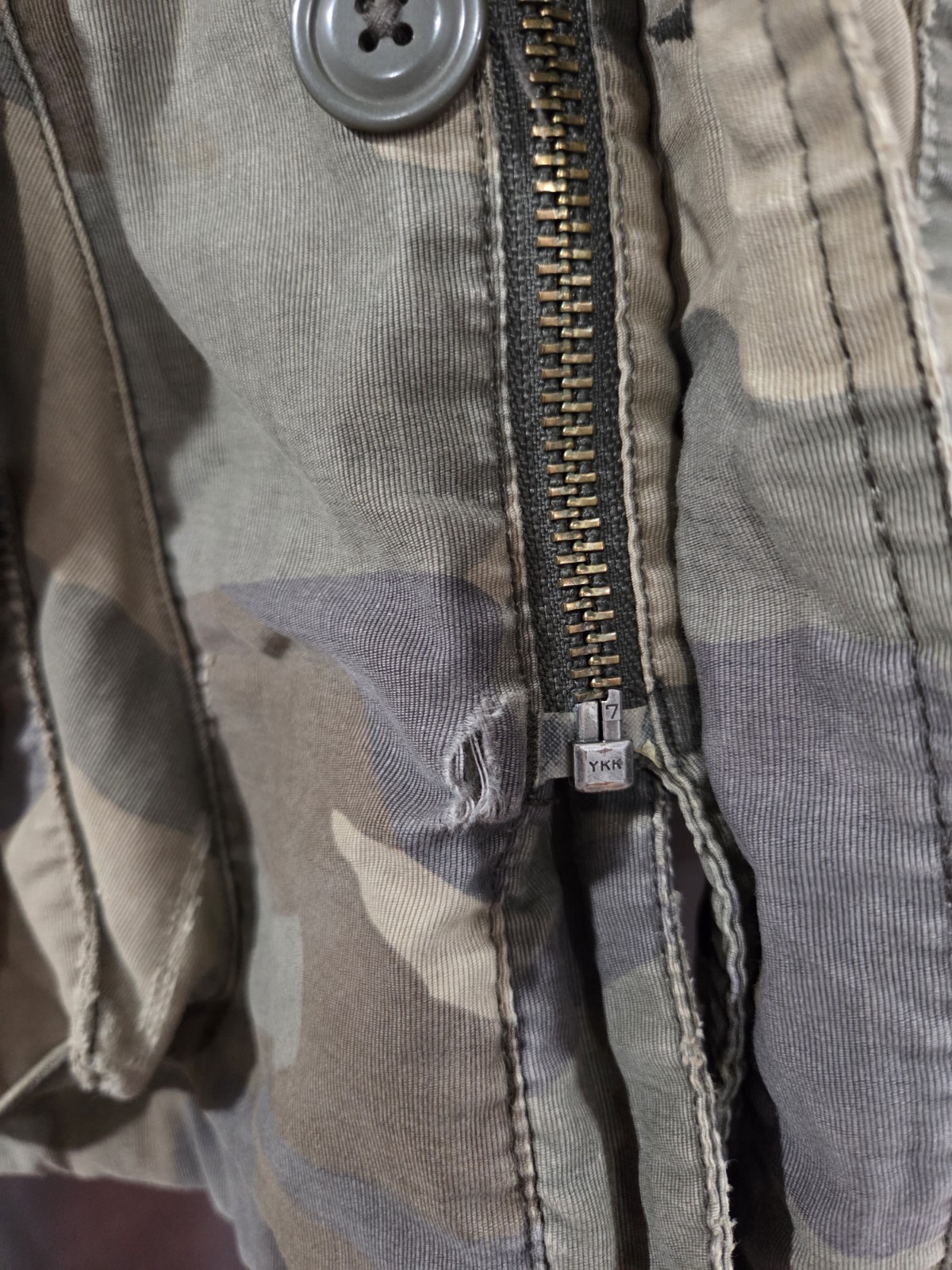 Vintage Well Worn Camo Old Navy Outwear Size M - photo 3