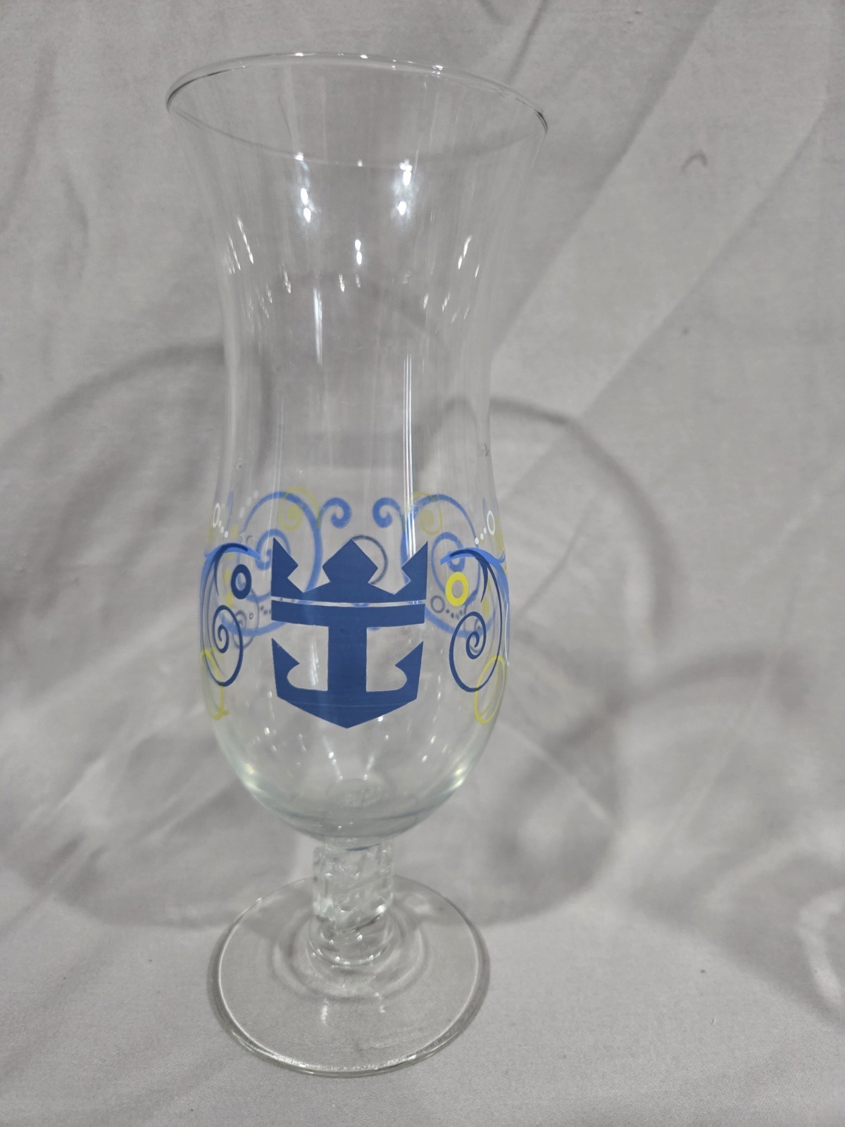 Vintage Royal Caribbean Hurricane Glasses Anchor Logo Set of 4 - photo 2