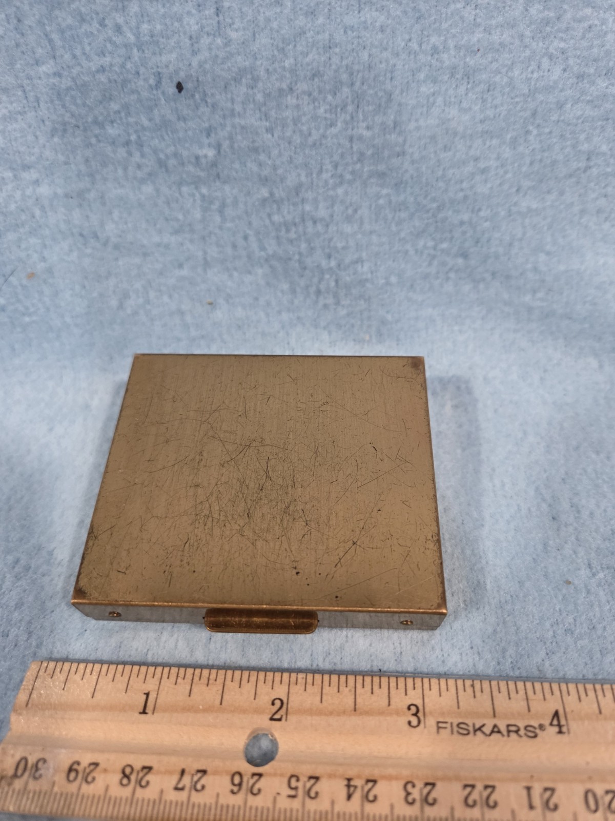 1950's Brass & Rhinestone Dollar Sign Coin Purse - photo 3