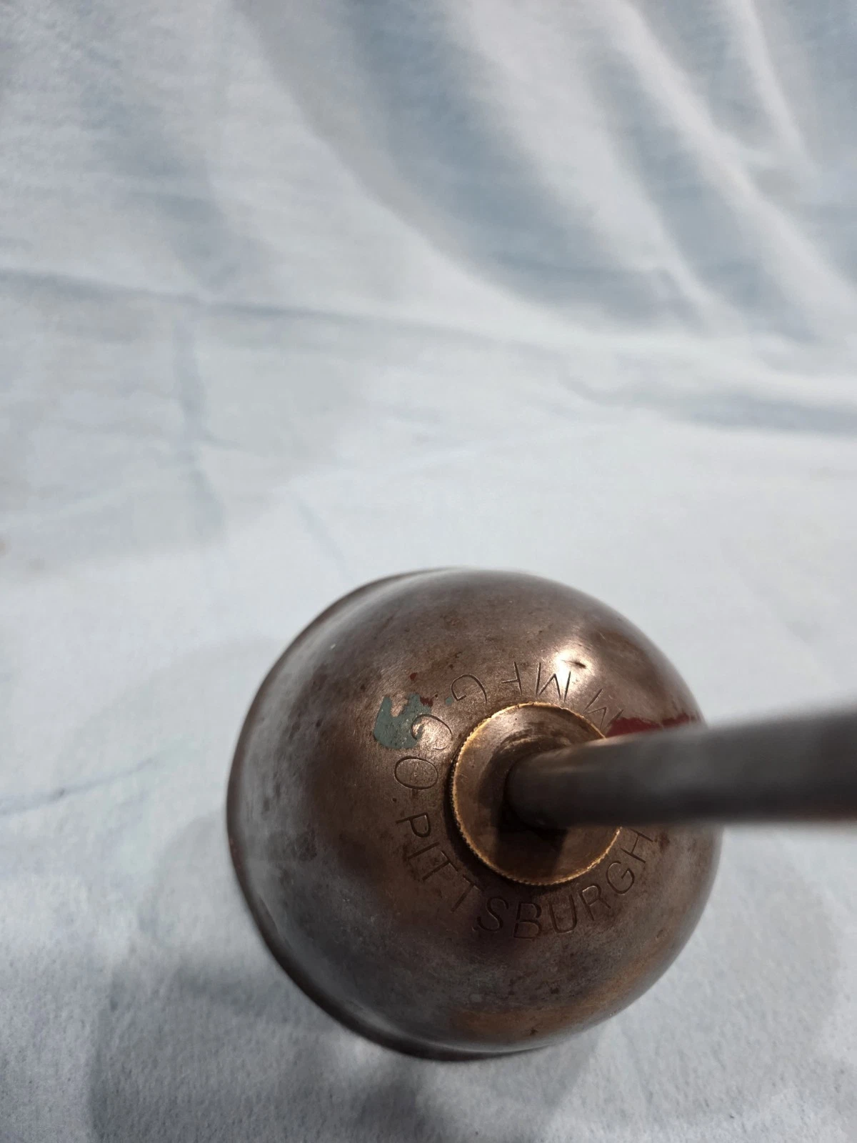 Vintage Gem Mfg. Co. Pittsburgh PA thumb press oiler - photo 3