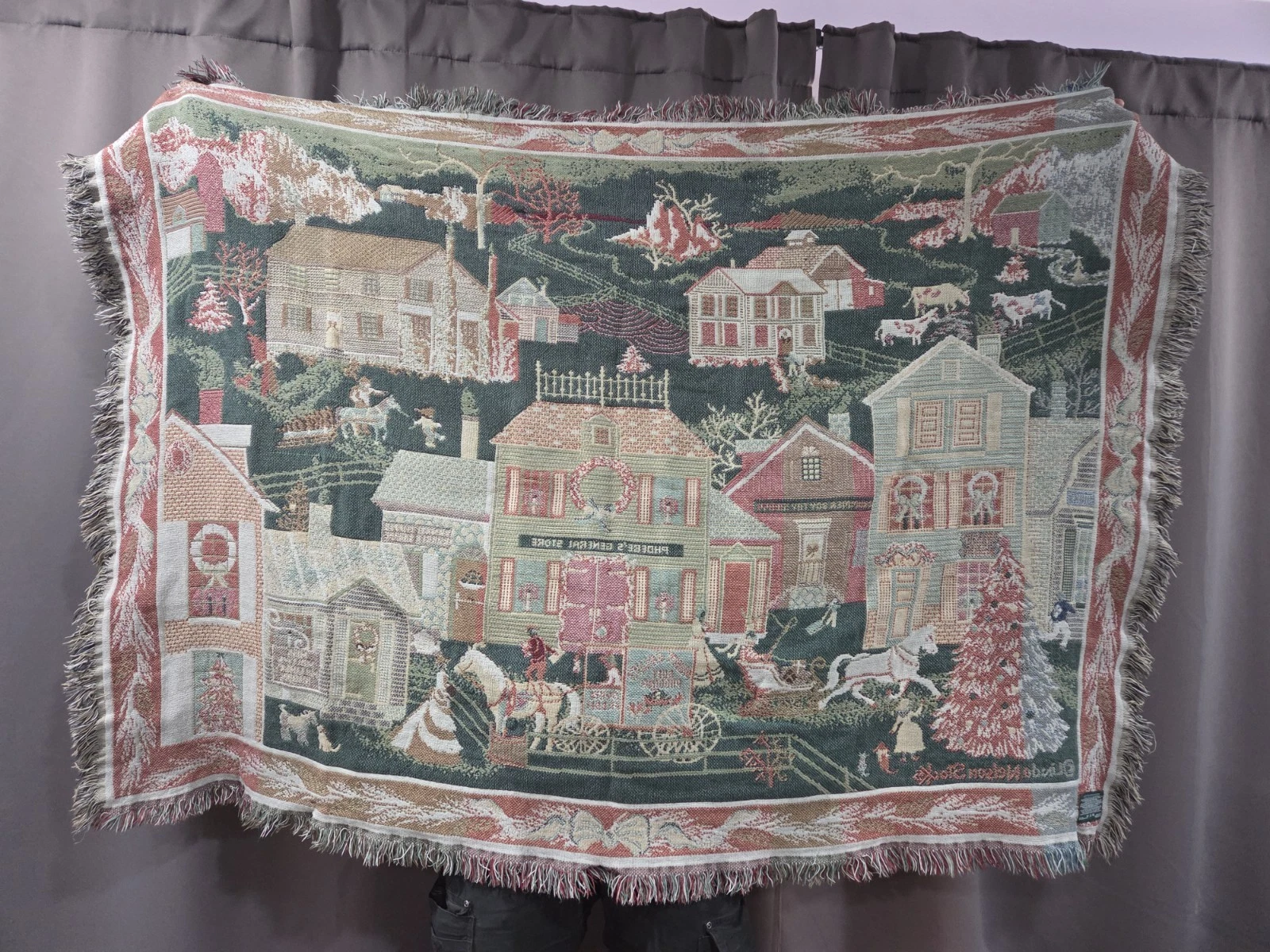 Goodwin Weavers Linda Nelson Stocks Christmas Blanket - photo 2