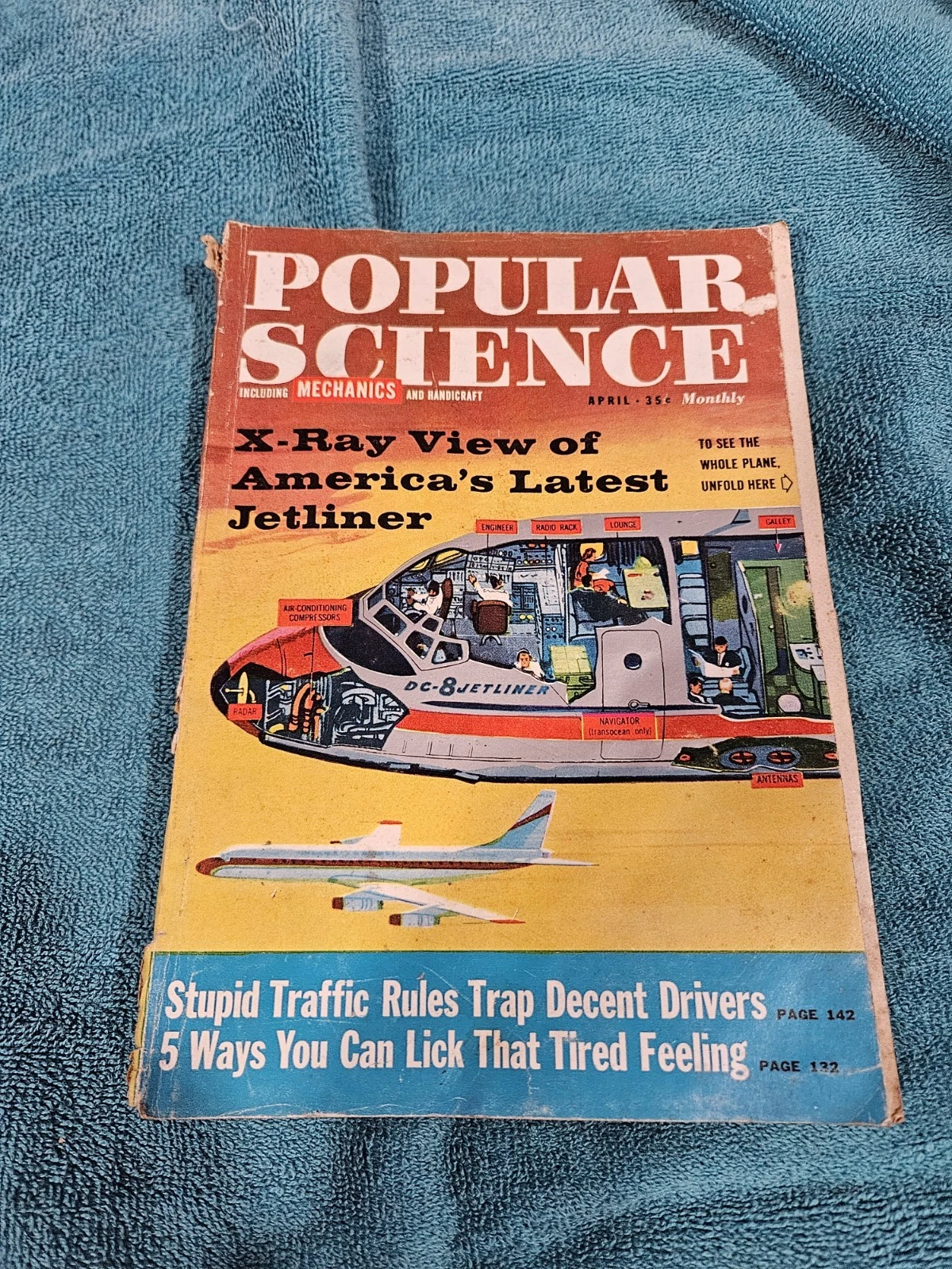 Popular Science Magazine Apr 1959: X-Ray view of America's lates