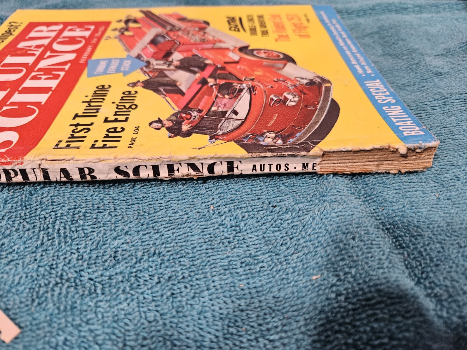 1961 Popular Science Magazine - First Turbine Fire Engine - photo 3