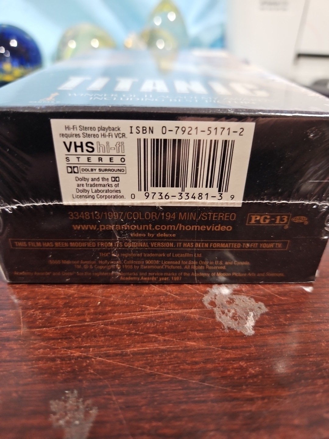Titanic VHS Movie Leonardo DiCaprio 1997 - photo 4