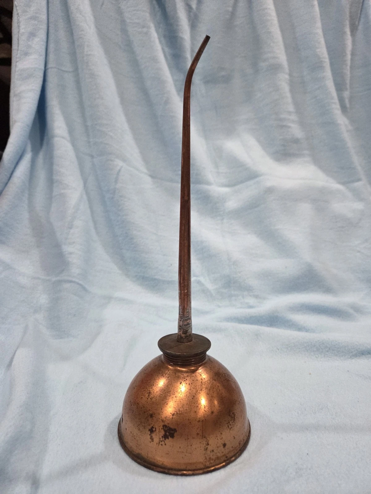 Beautifully Worn Copper Plated Oiler
