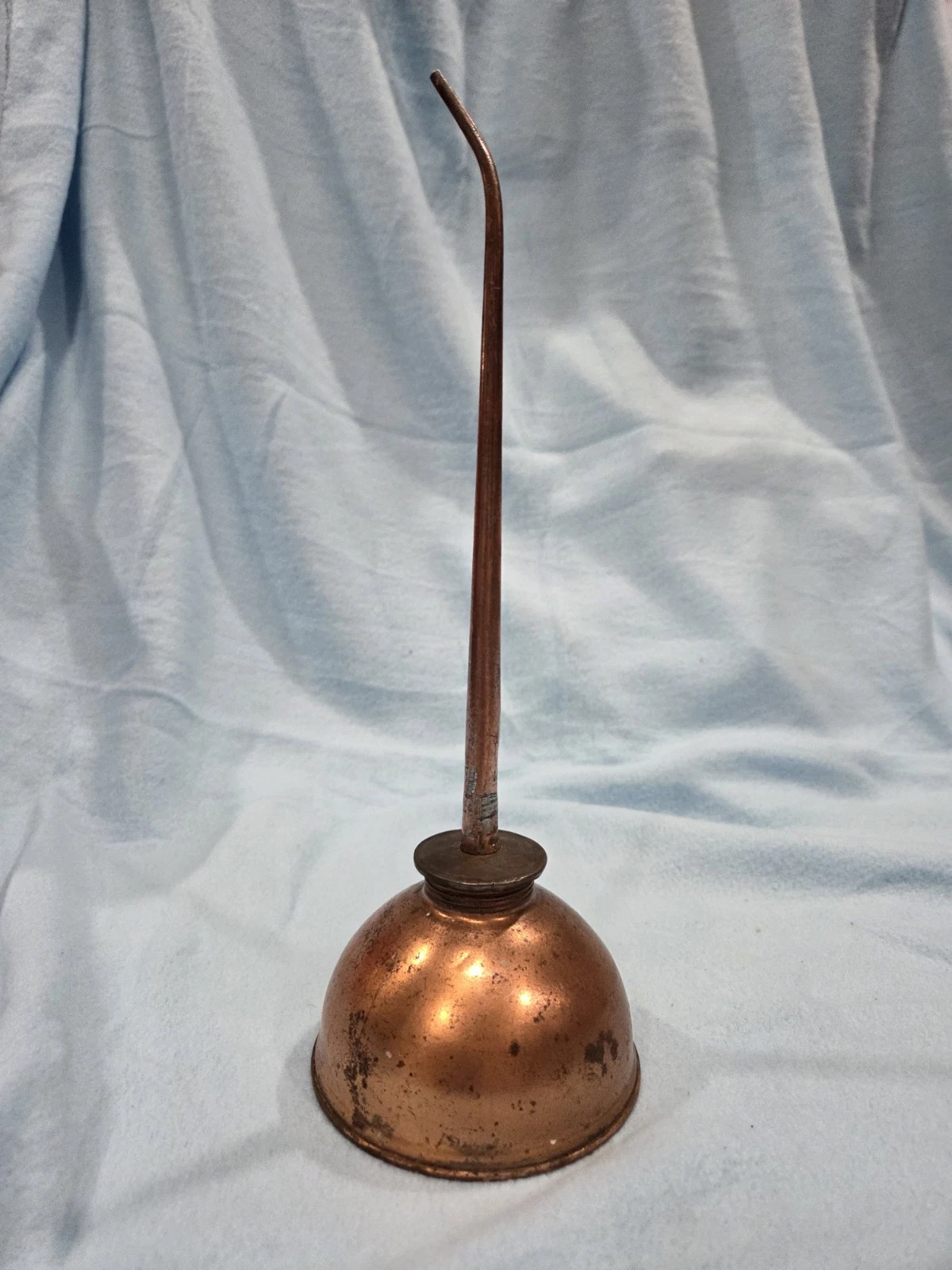 Beautifully Worn Copper Plated Oiler - photo 2