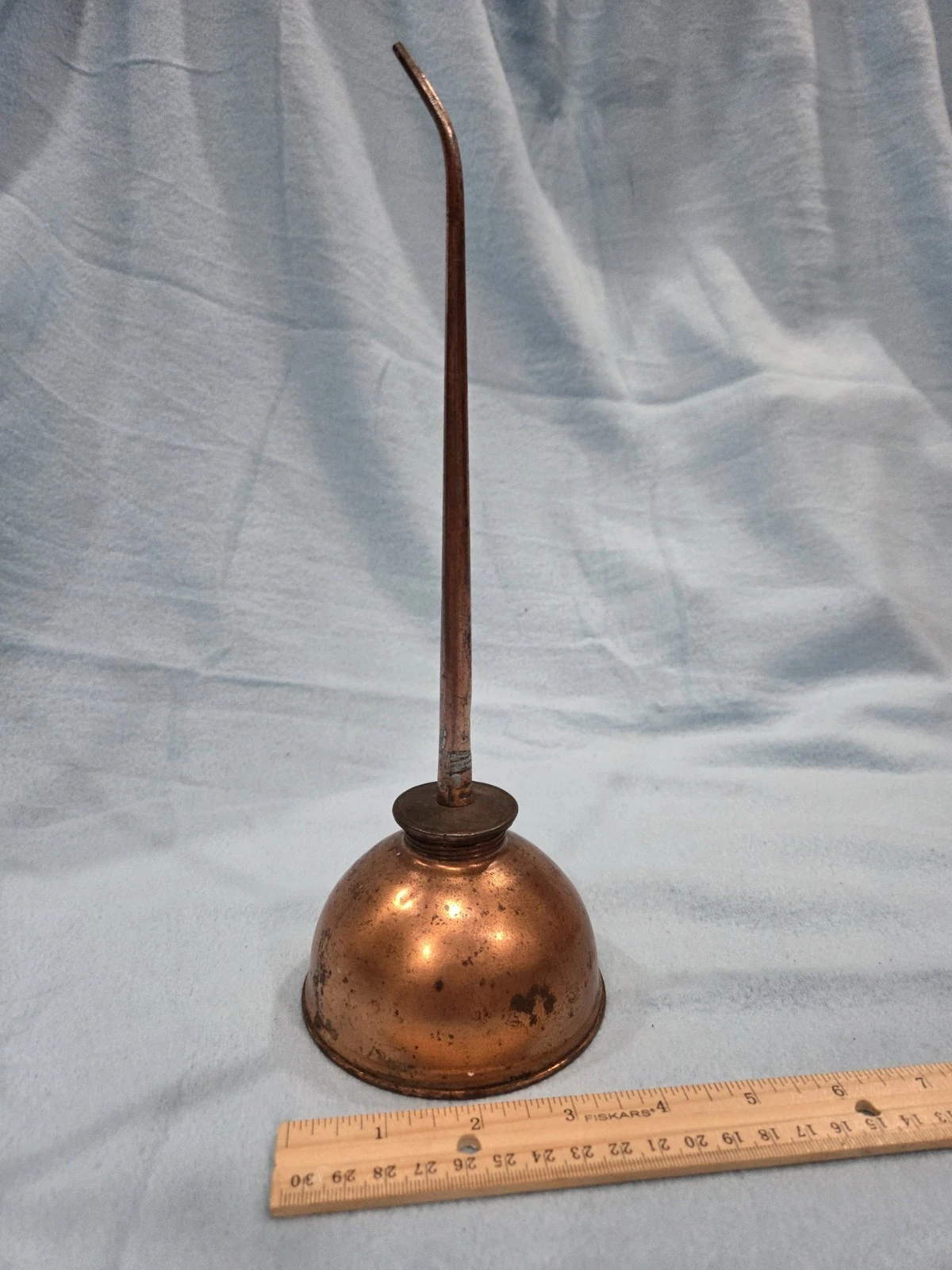 Beautifully Worn Copper Plated Oiler - photo 3