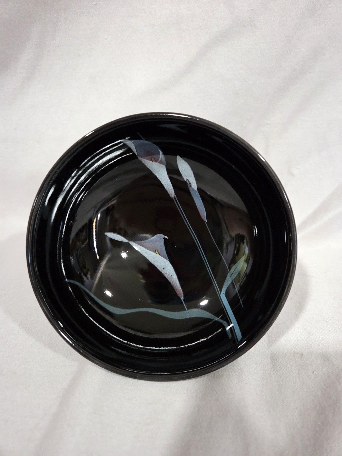 Vintage Mikasa Gallery Soup Bowl with Lillies - photo 2