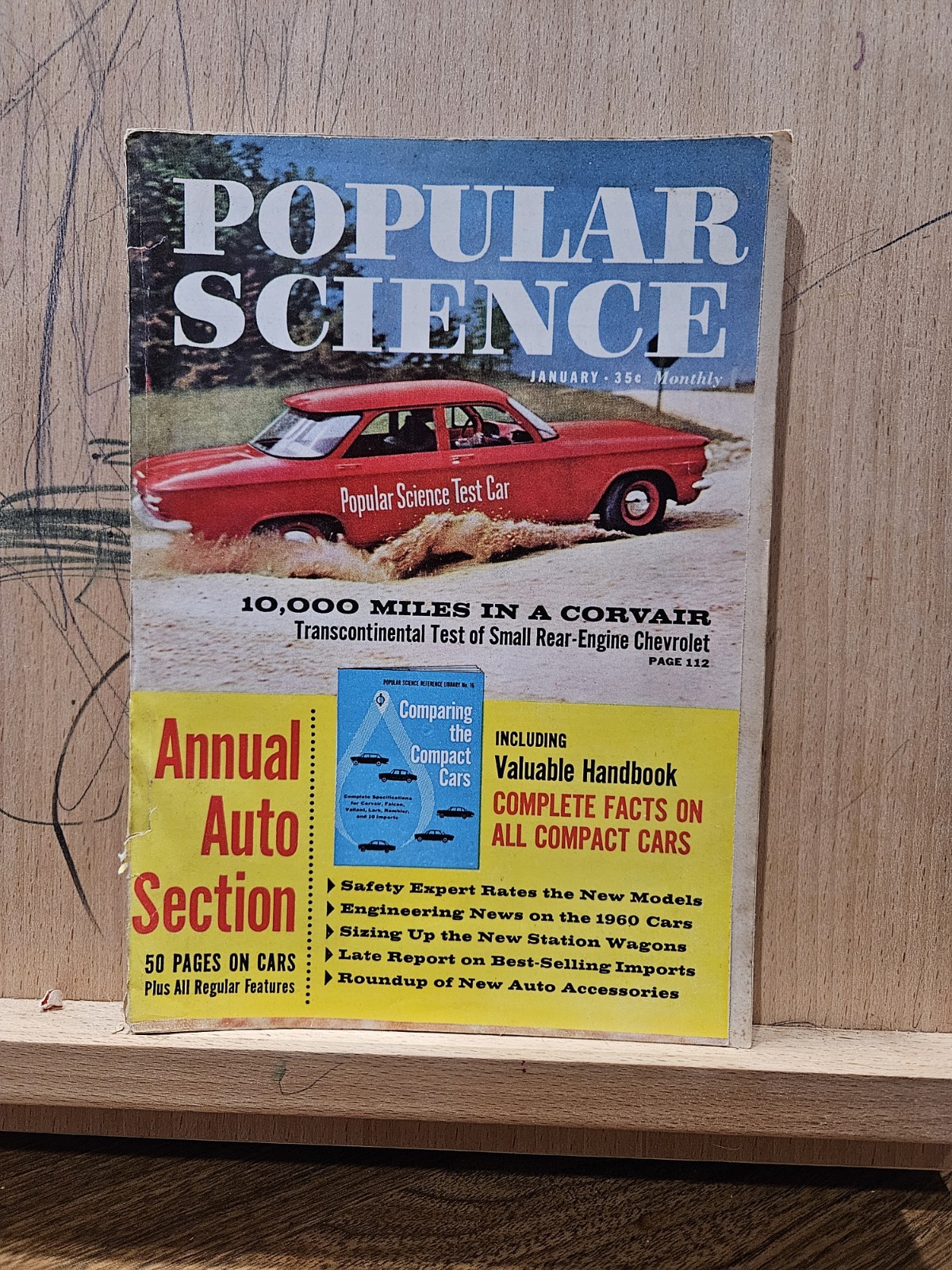 1960 January Popular Science Magazine Vintage Science Book