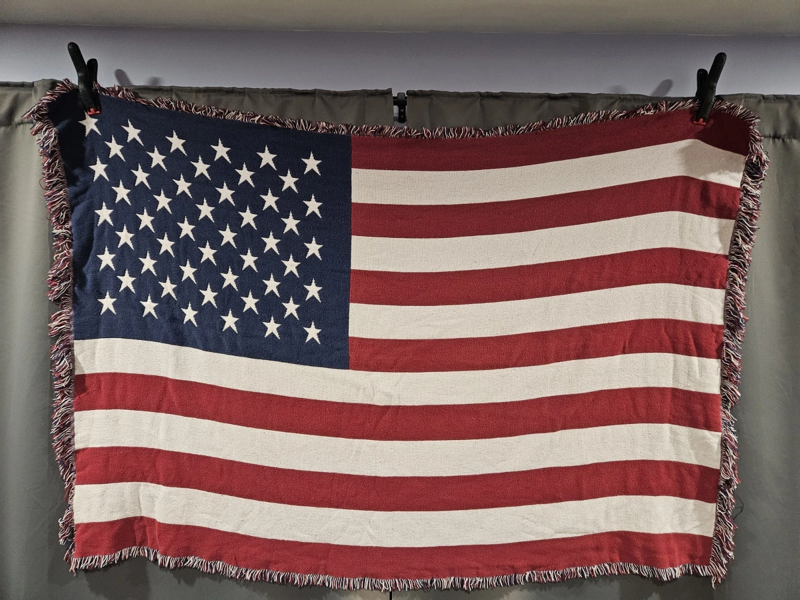 USA Flag Throw Blanket 48" X 68"
