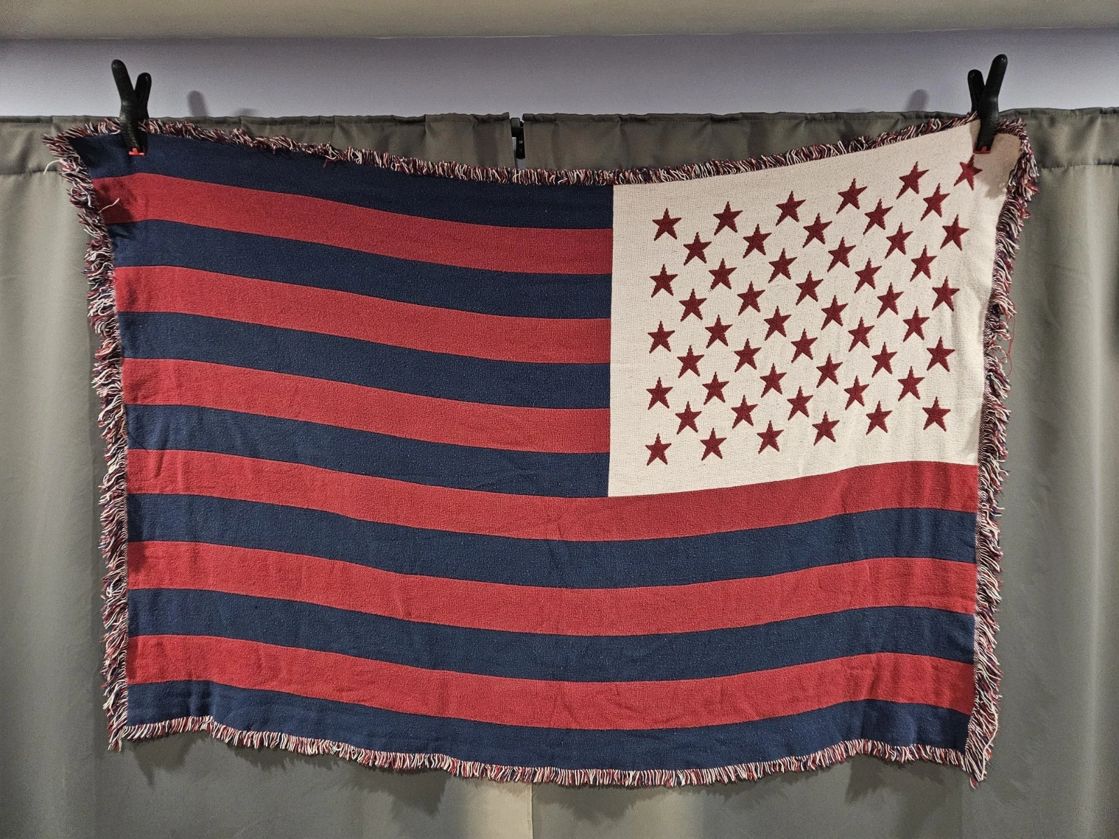 USA Flag Throw Blanket 48" X 68" - photo 2