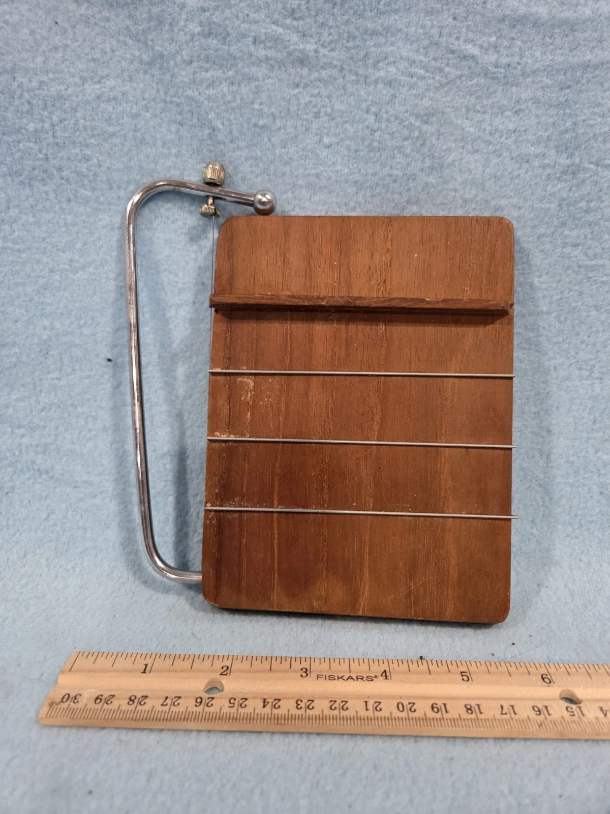 Denmark Made Cheese Slicer Vintage Useable MCM History - photo 2
