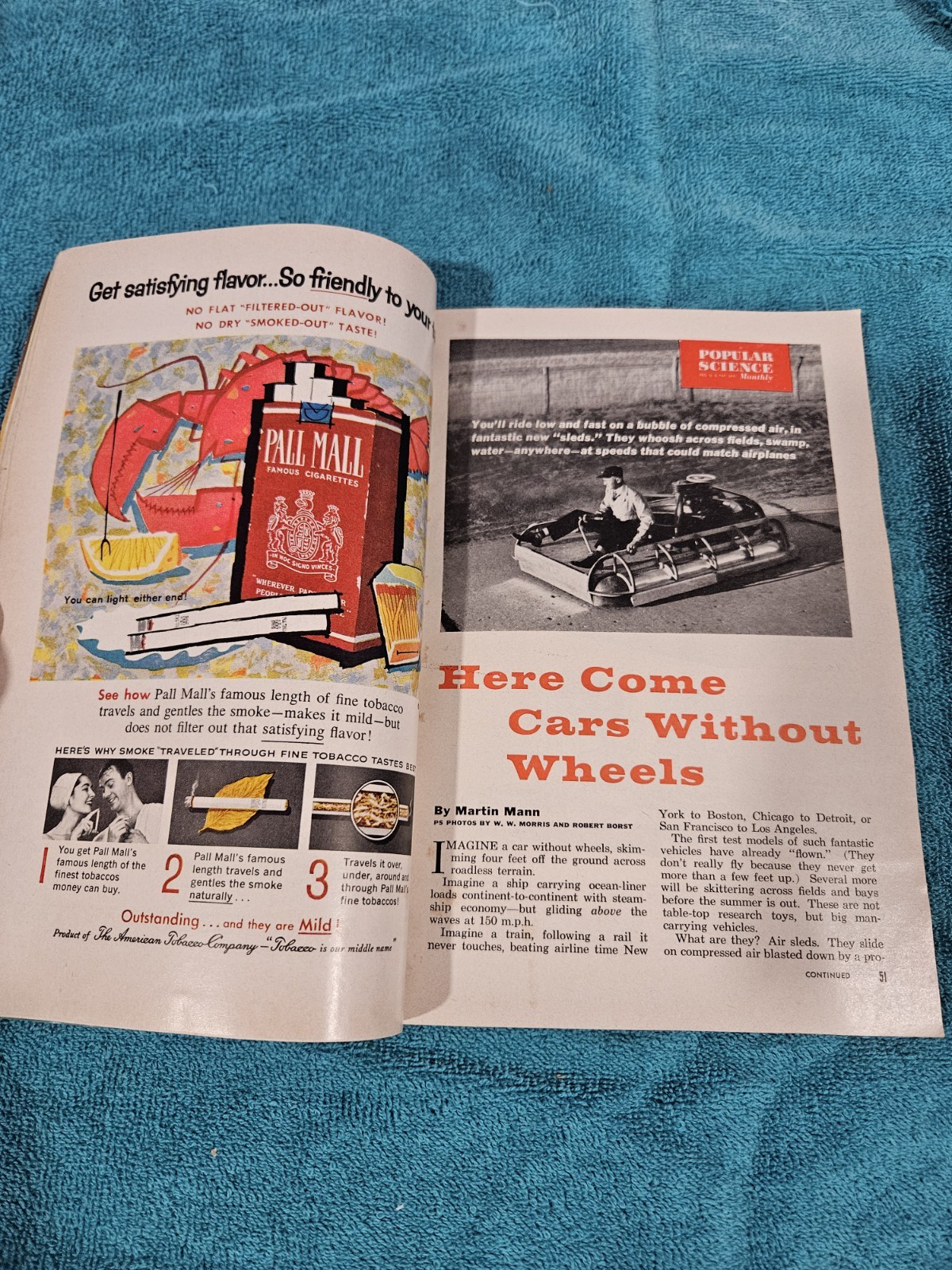 Popular Science Magazine July 1959 Cars Without Wheels - photo 2