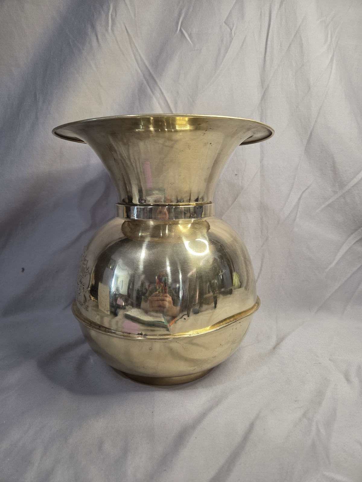 Wells Fargo & Co Stage Spittoon - Brass - photo 2