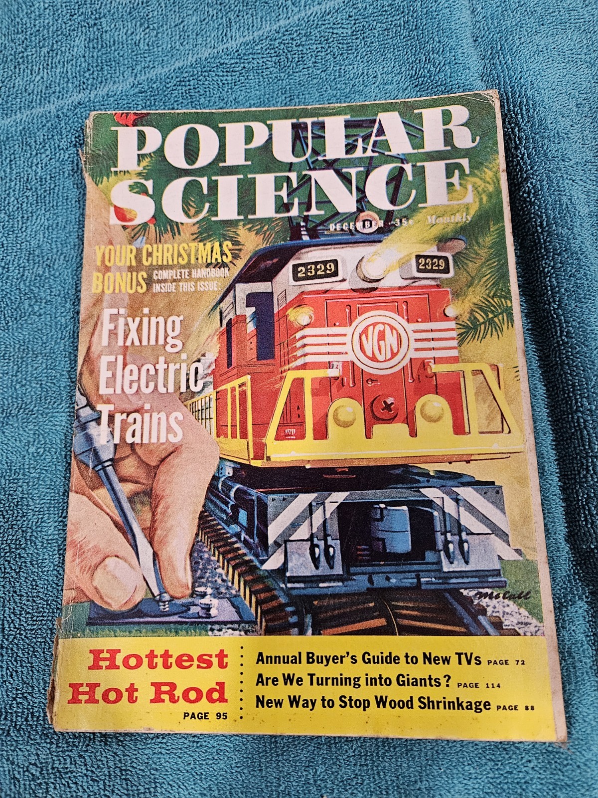 Vtg Dec 1959 Popular Science Magazine Christmas Bonus Handbook
