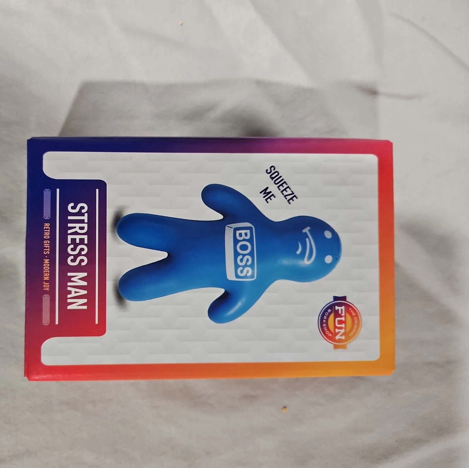 BOSS Samsonico REFEREE Stress Man Squeeze Toy Retro Gag Gift