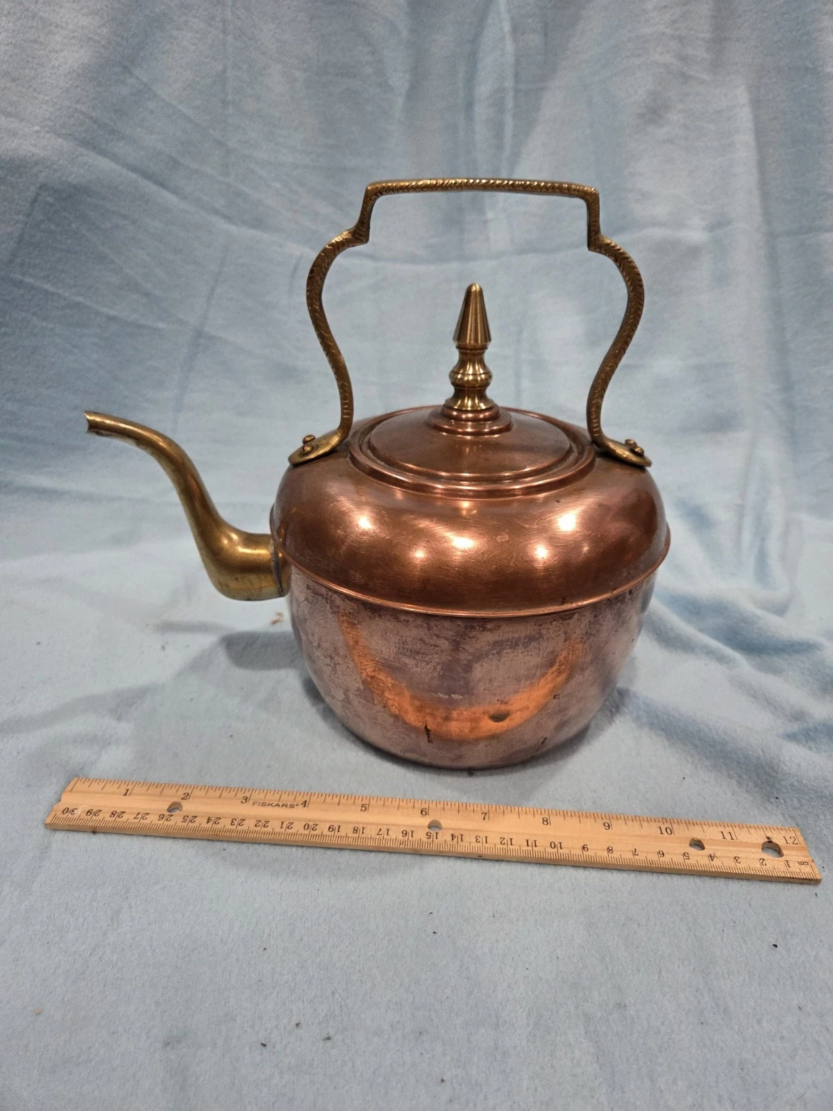 Hand Crafted Copper & Brass Kettle