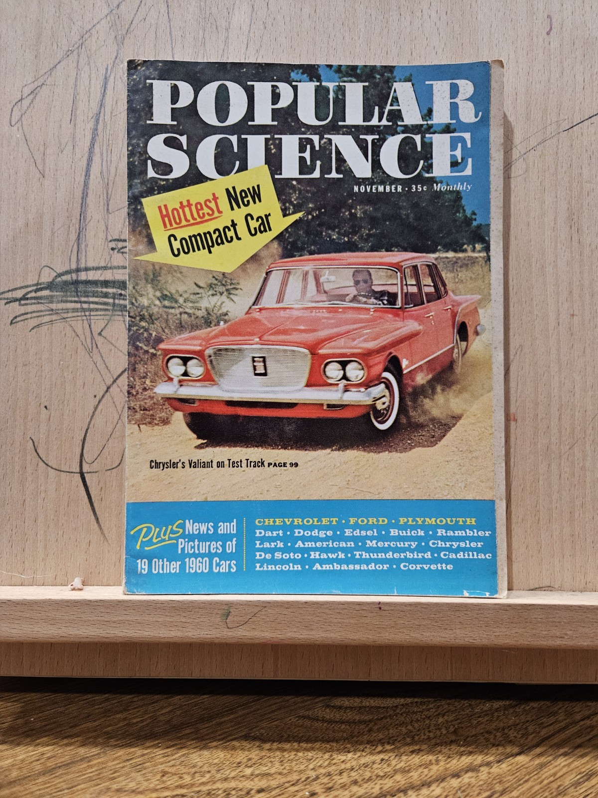 Nov 1959 Popular Science Magazine - Chrysler Valiant & 1960s Car