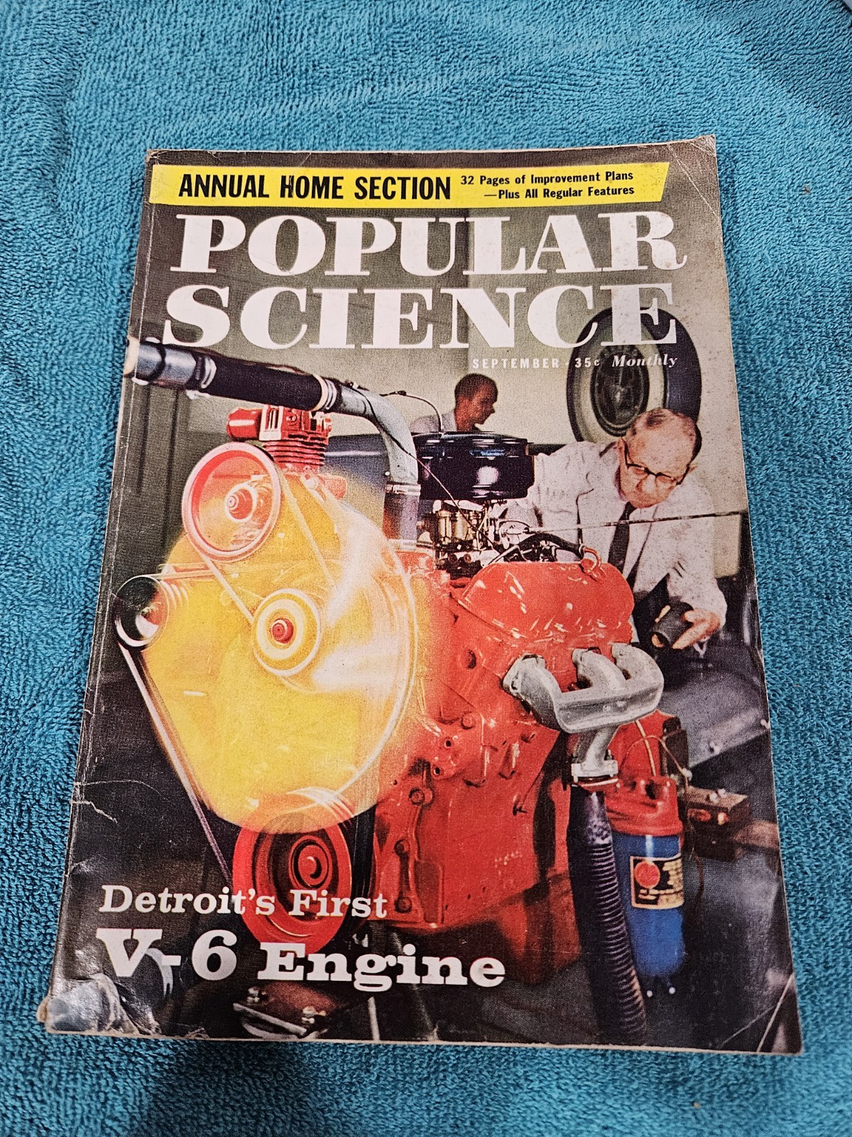1959 Popular Science: Detroit's First V-6 Engine