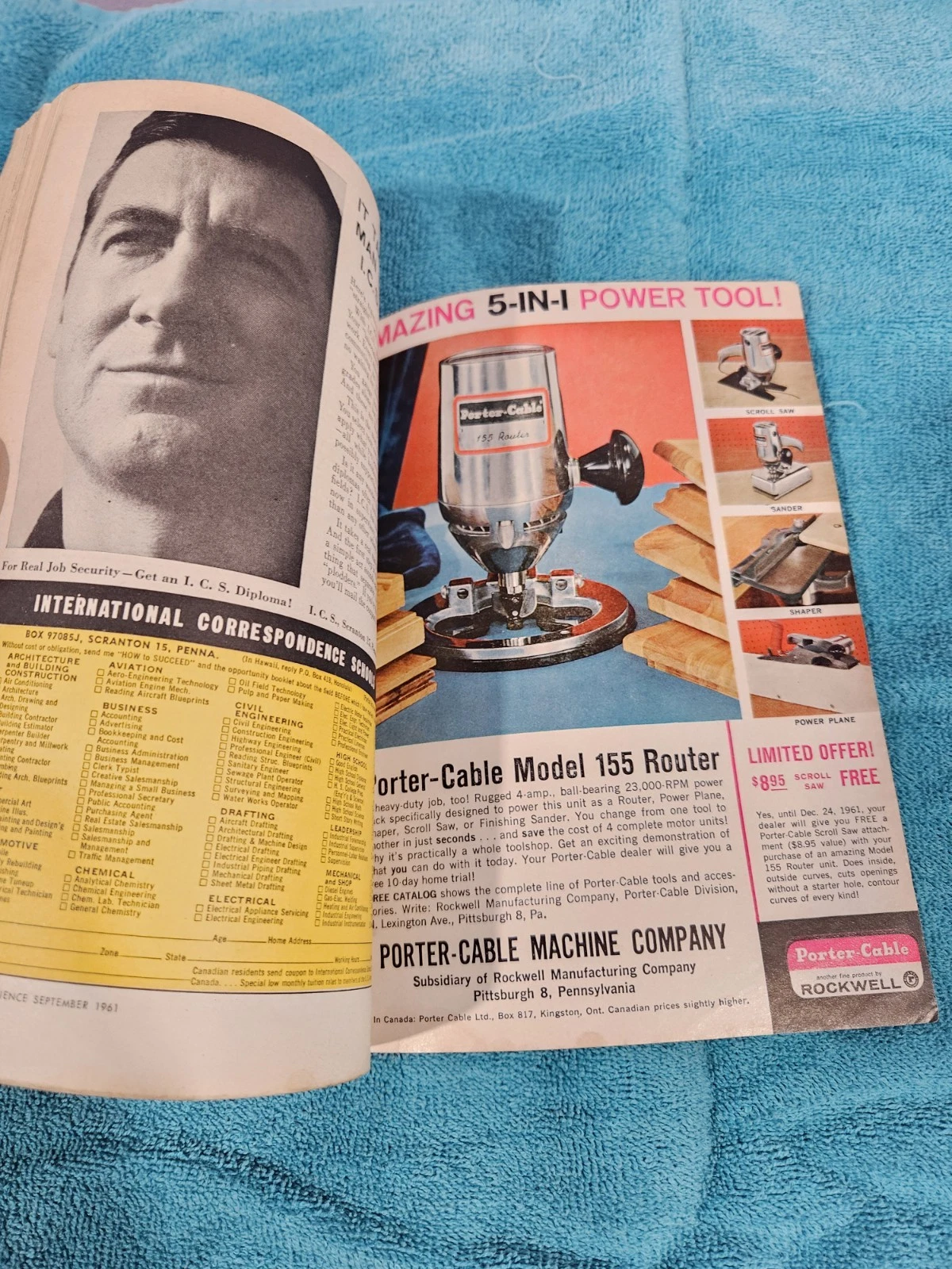 Popular Science Magazine Sept. 1961 - Compact Workshop - photo 5