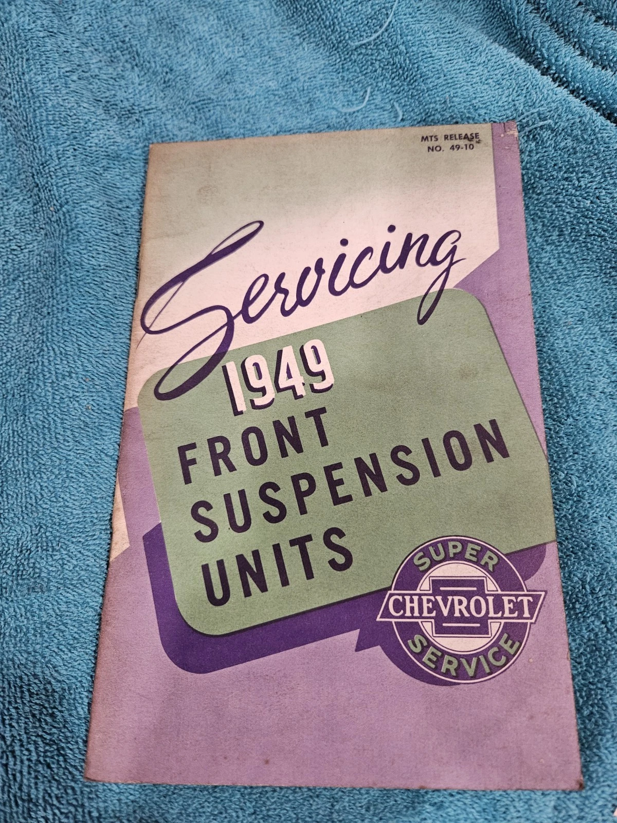 Servicing 1949 Front Suspension Units Manual