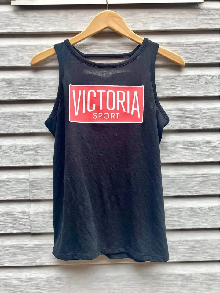 Victoria Sport Black Tank Top S/P - Like New thumbnail