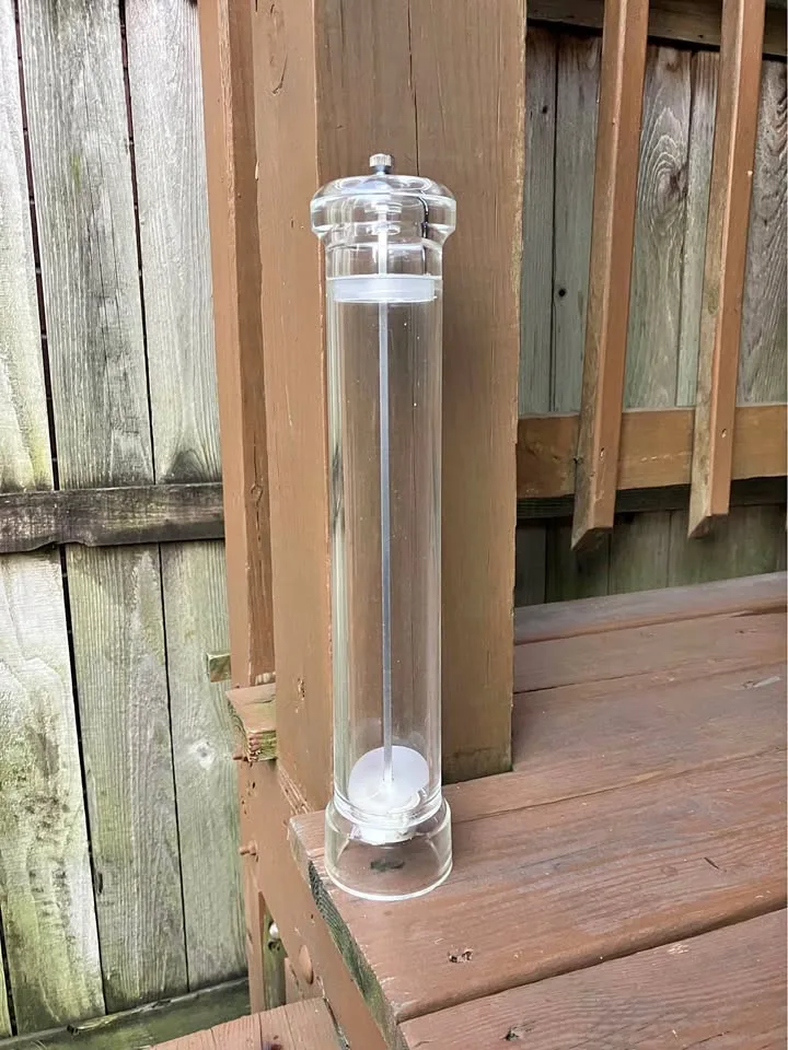 Vintage Italian 16” Acrylic Pepper Grinder - Excellent Condition thumbnail